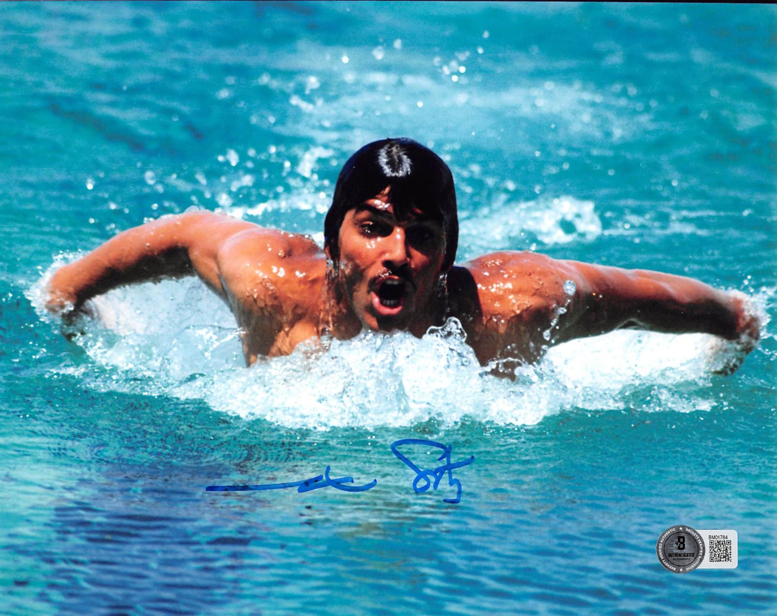 
Mark Spitz Summer Olympics Authentic Signed 8x10 Photo Autographed BAS #BM01784