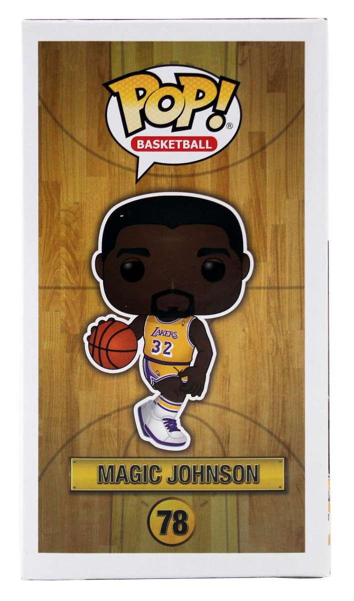 
Lakers Magic Johnson Signed NBA HWC #78 Funko Pop Vinyl Figure BAS Wit #MJ09810