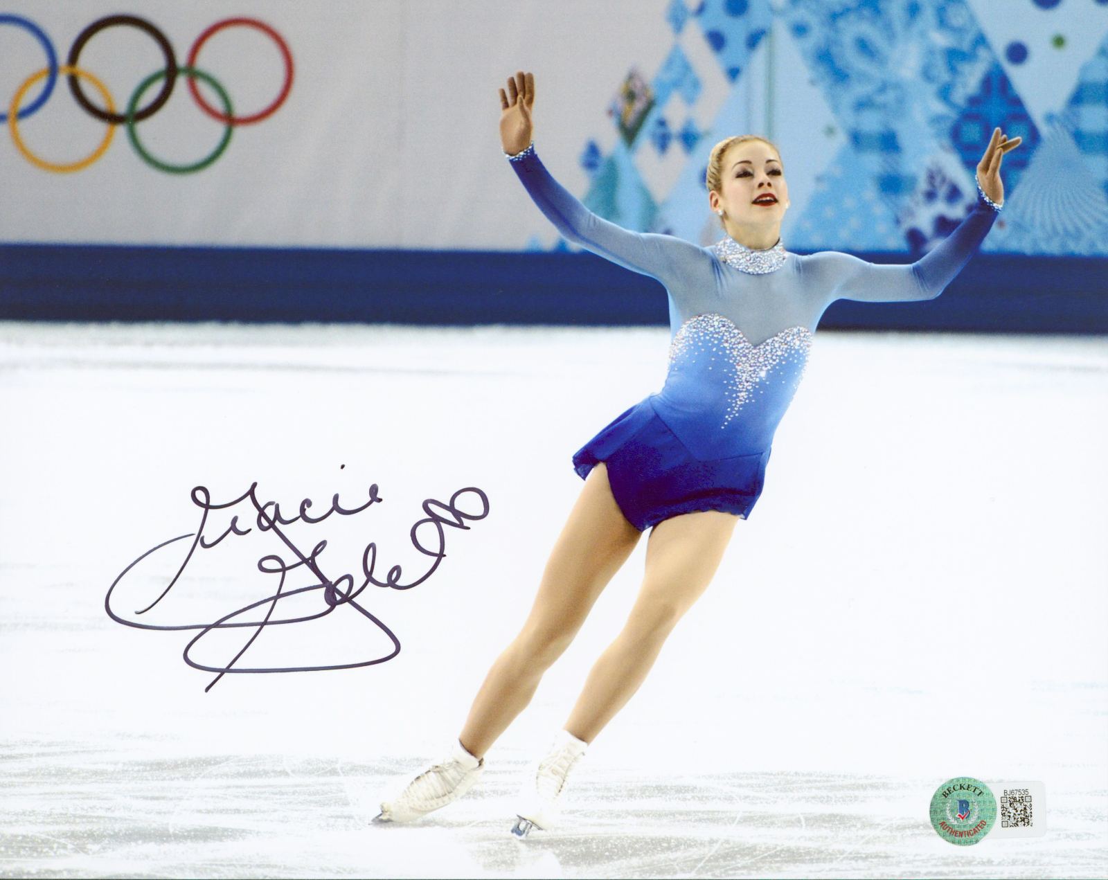 
Gracie Gold Winter Olympics Authentic Signed 8x10 Photo Autographed BAS #BJ67535