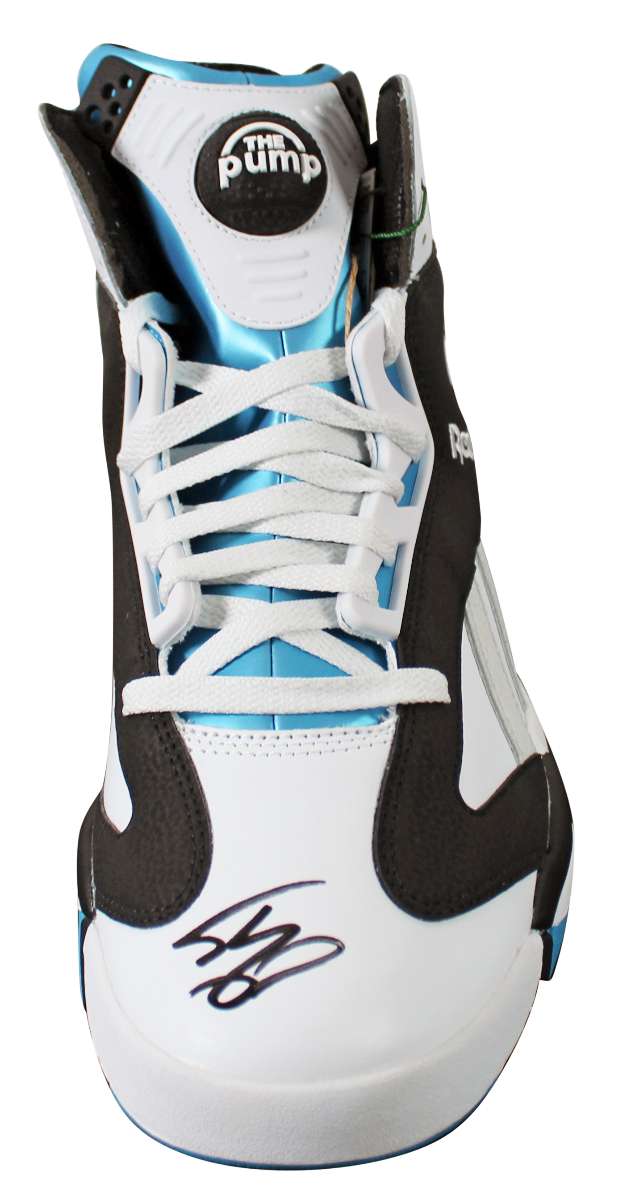 
Shaquille O'Neal Signed Left Reebok Shaq Attaq Retro 2022 Magic Shoe BAS Witness