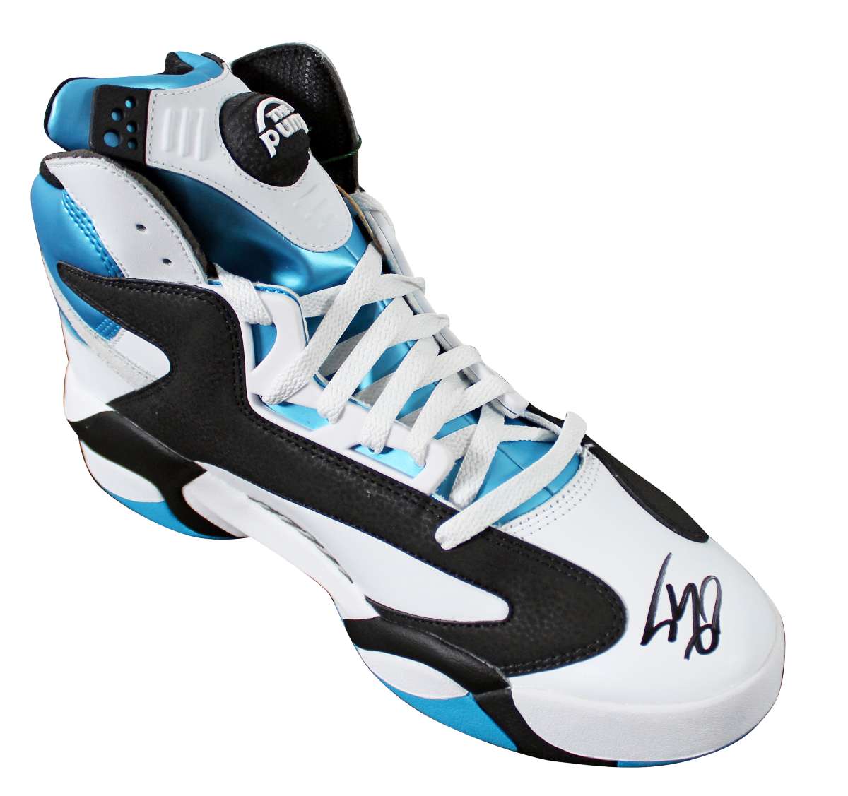 
Shaquille O'Neal Signed Left Reebok Shaq Attaq Retro 2022 Magic Shoe BAS Witness