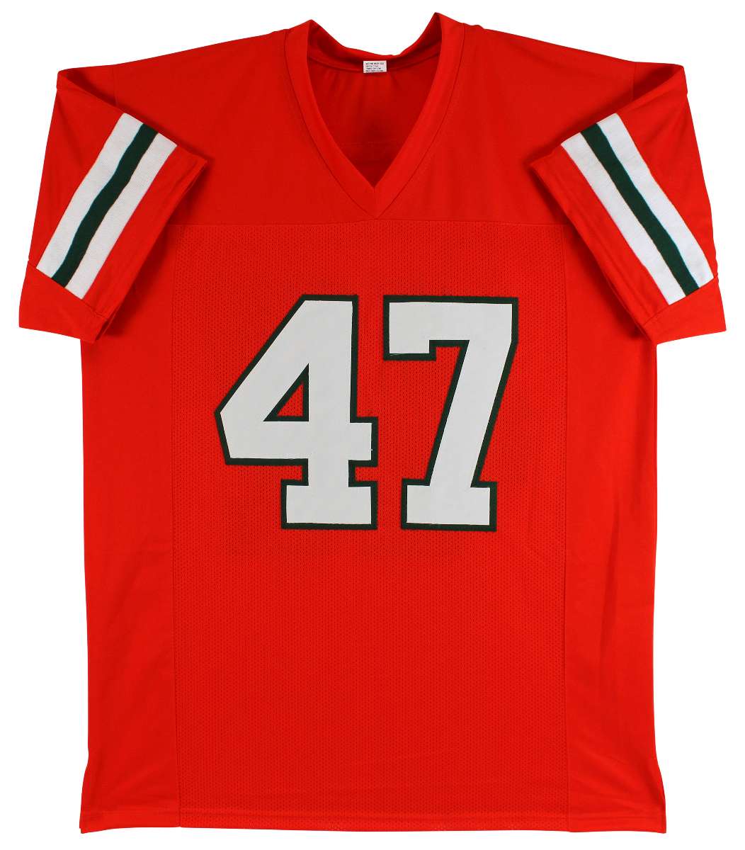 
Miami Michael Irvin Authentic Signed Orange Pro Style Jersey BAS Witnessed