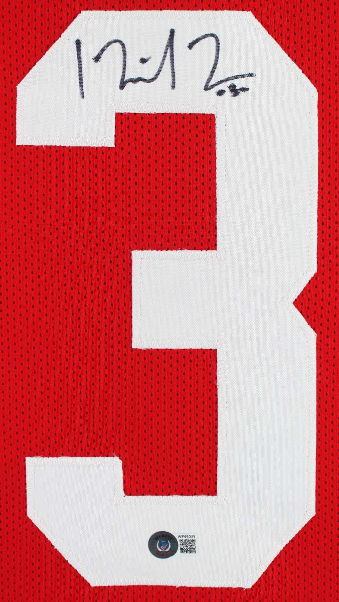 
Ohio State Michael Thomas Authentic Signed Red Pro Style Jersey BAS Witnessed