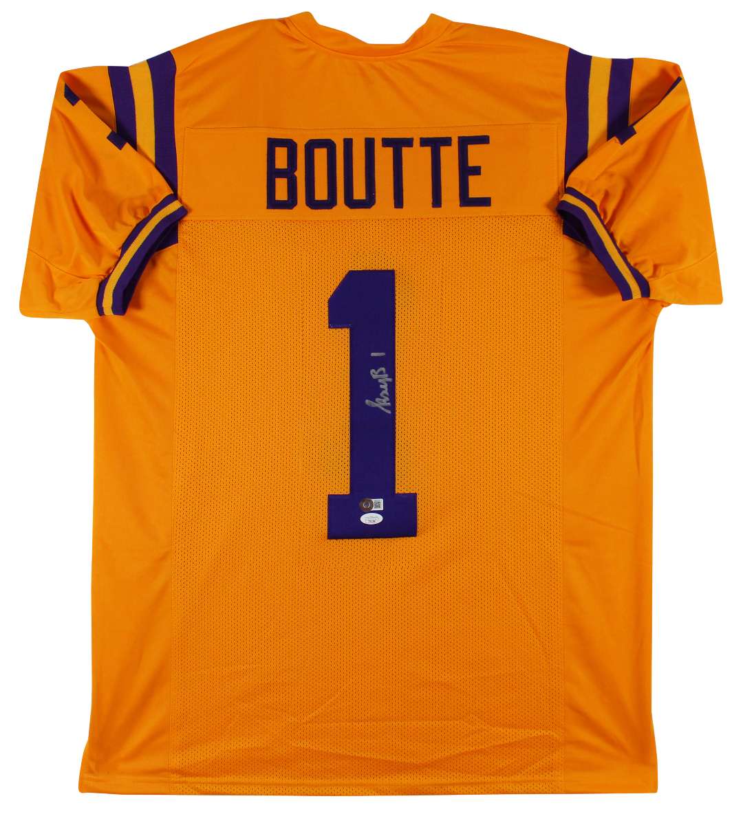 
LSU Kayshon Boutte Authentic Signed Yellow Pro Style Jersey Autographed BAS