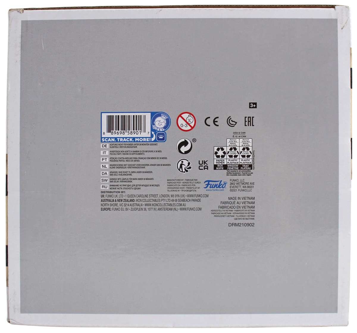 
Larry Bird Signed 10 Inch USA Basketball #124 Funko Pop Vinyl Figure BAS Witness