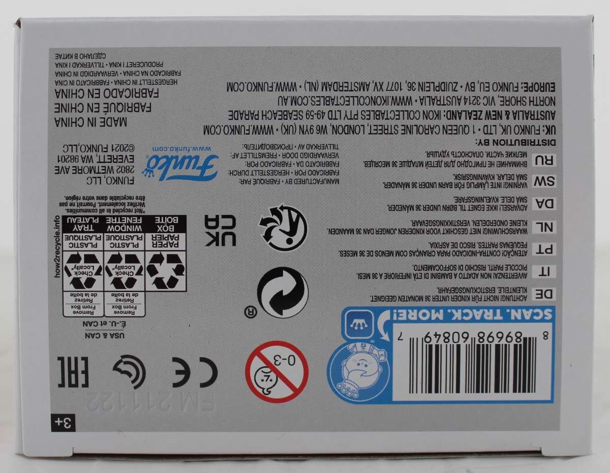 
Lakers Magic Johnson Signed USA #112 Funko Pop Vinyl Figure w/ Red Sig BAS Wit