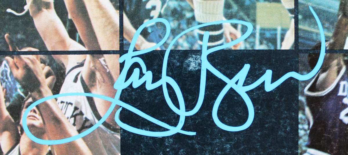 
Magic Johnson & Larry Bird Signed 1979 NCAA Tournament Program BAS Wit #W526552