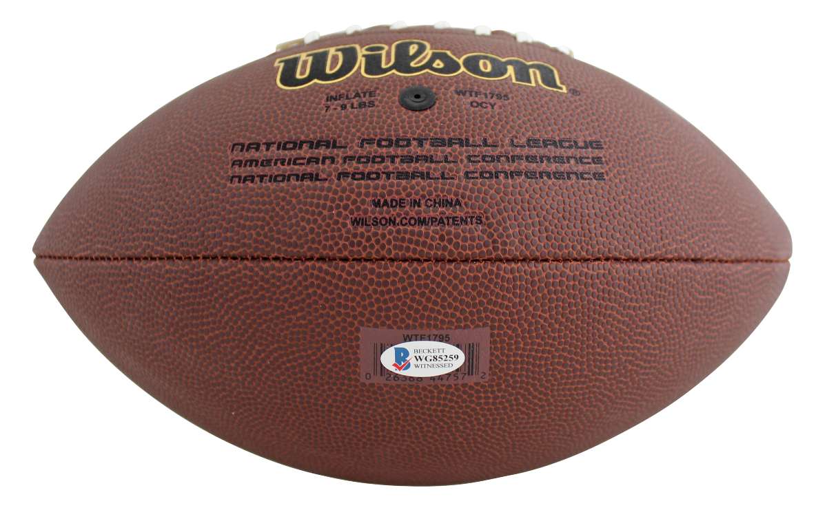 
Vikings Daunte Culpepper Authentic Signed Super Grip Nfl Football BAS Witnessed