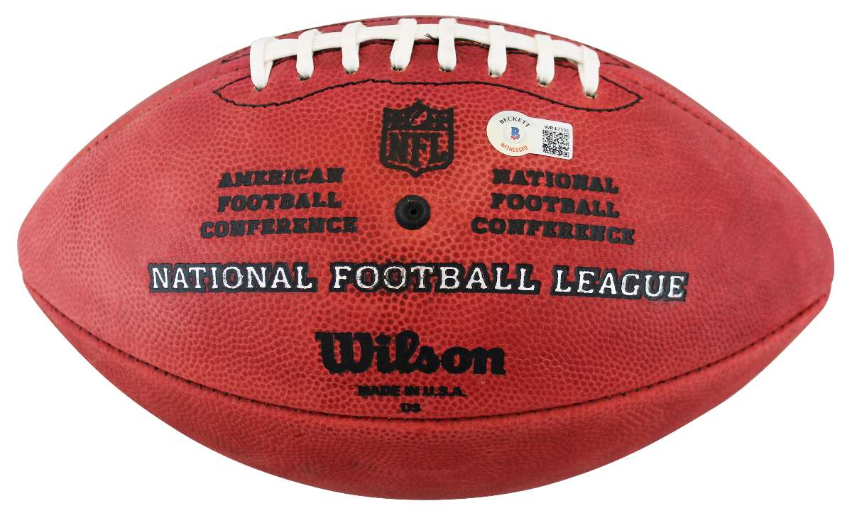 
WFT SB MVPs Williams, Rypien & Riggins Signed Official Duke Nfl Football BAS Wit