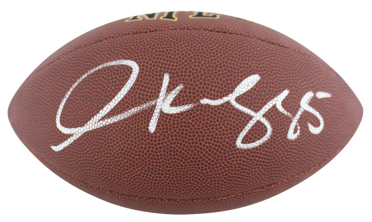 
Titans Derrick Mason Authentic Signed Wilson Super Grip Nfl Football BAS Witness