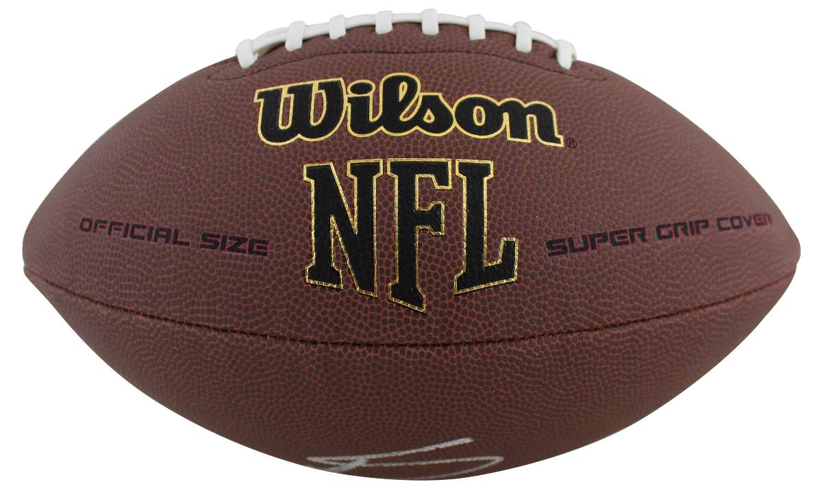 
Texans Stefon Diggs Authentic Signed Wilson Super Grip Nfl Football BAS Witness