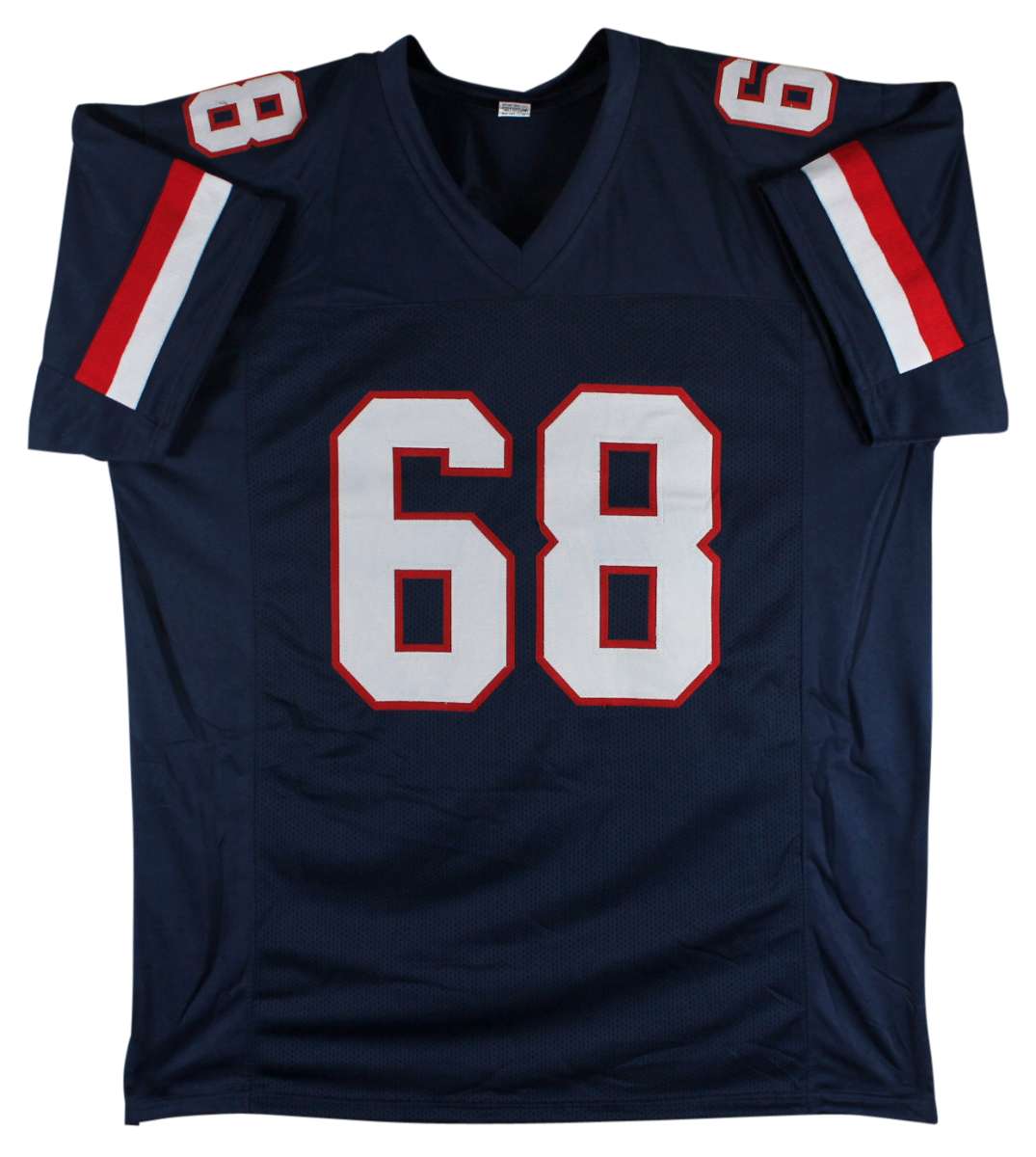 
Arizona Tedy Bruschi Authentic Signed Navy Blue Pro Style Jersey BAS Witnessed