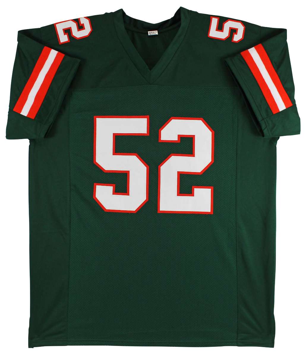 
Miami Ray Lewis Authentic Signed Green Pro Style Jersey Autographed BAS Witness