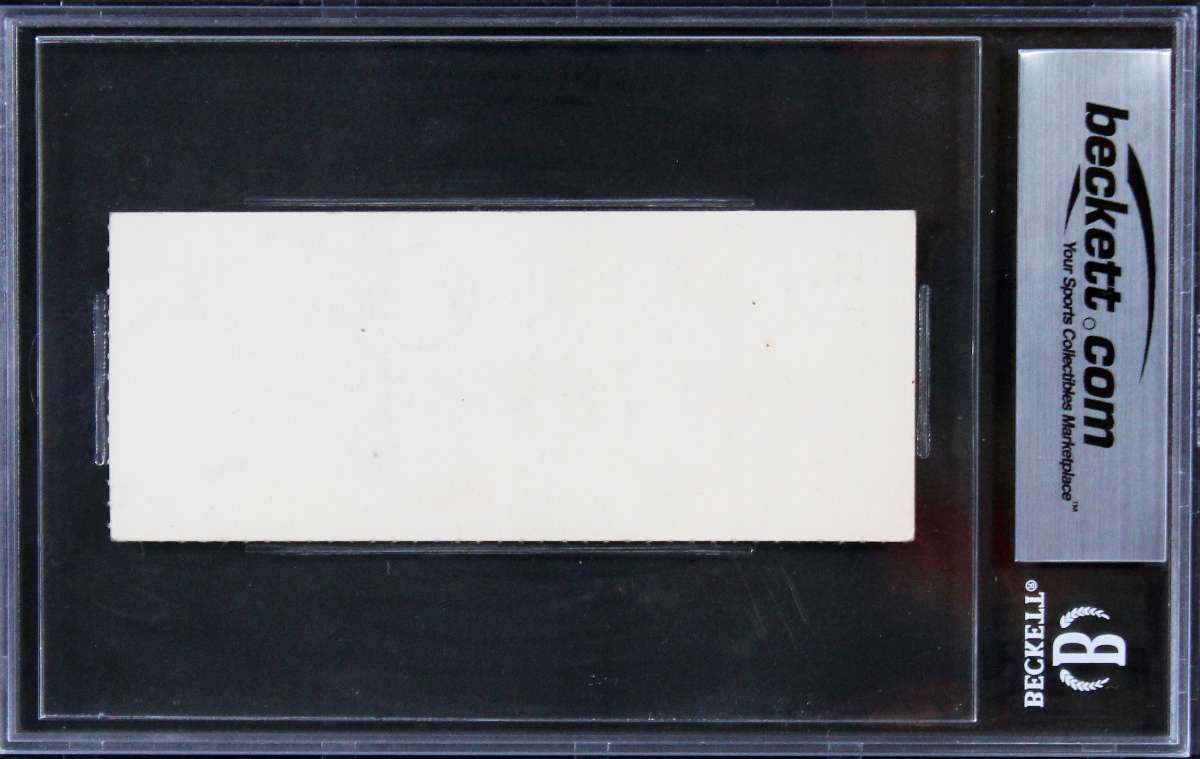 
Magic Johnson Larry Bird Signed '79 NCAA Final 4 Ticket Grade 5 Auto 10 BAS Slab