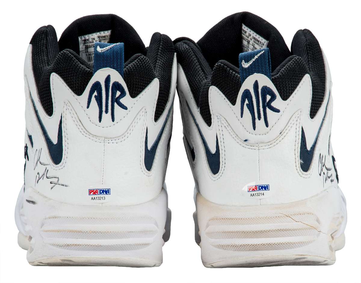 
Rockets Charles Barkley Signed 1996-97 Game Used Nike Air CB4 Shoes PSA & Mears
