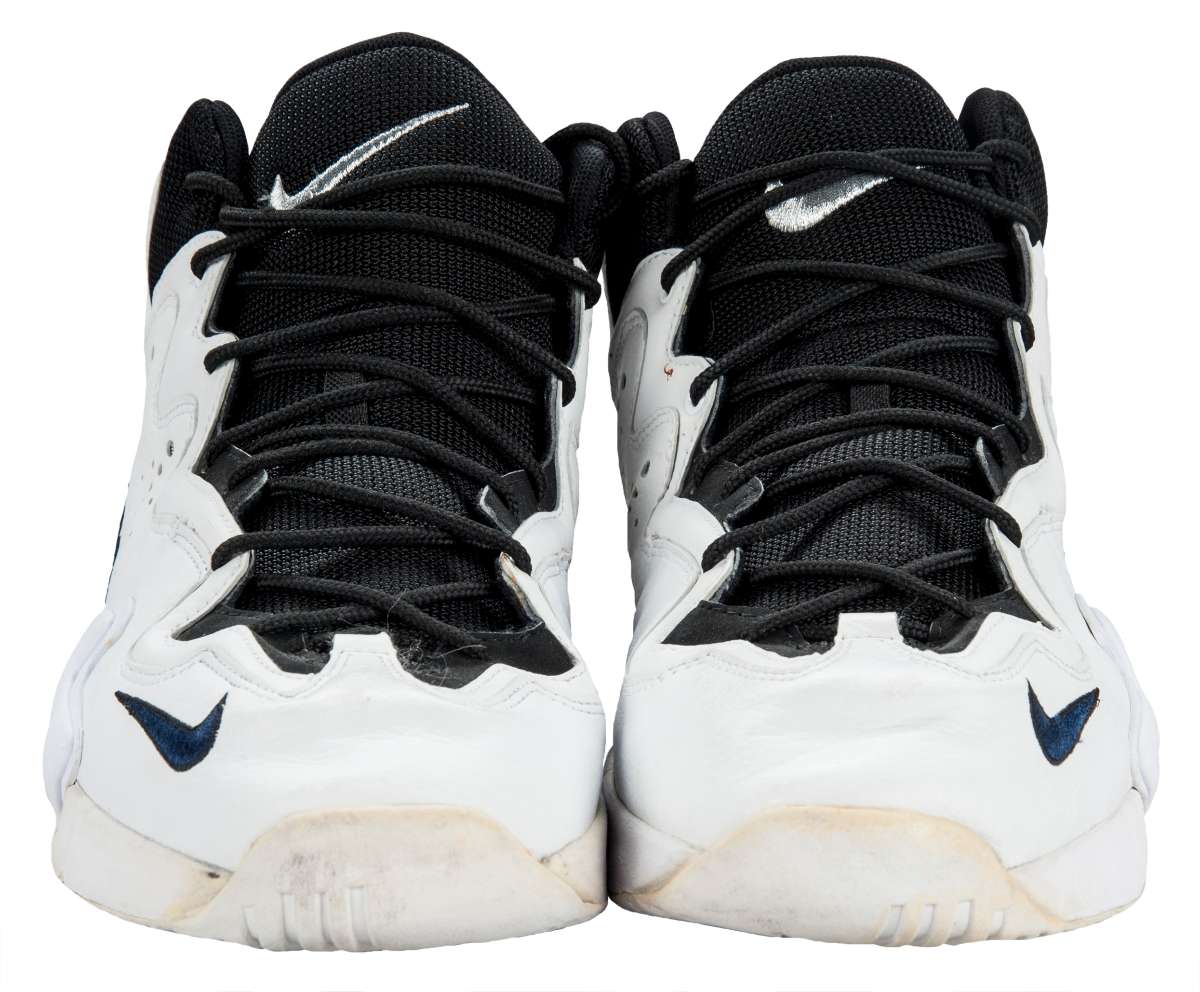 
Rockets Charles Barkley Signed 1996-97 Game Used Nike Air CB4 Shoes PSA & Mears