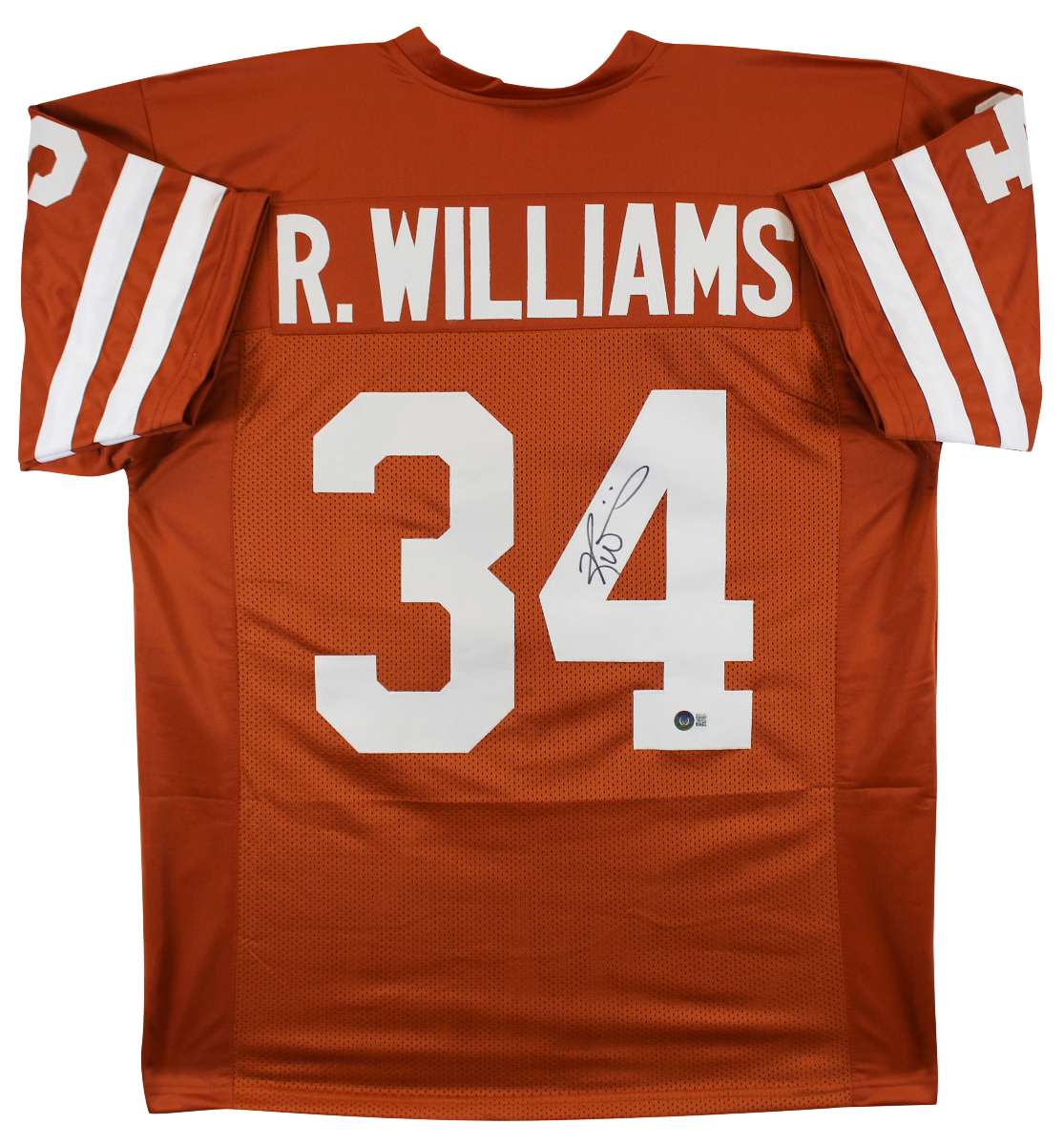 
Texas Ricky Williams Authentic Signed Burnt Orange Pro Style Jersey BAS