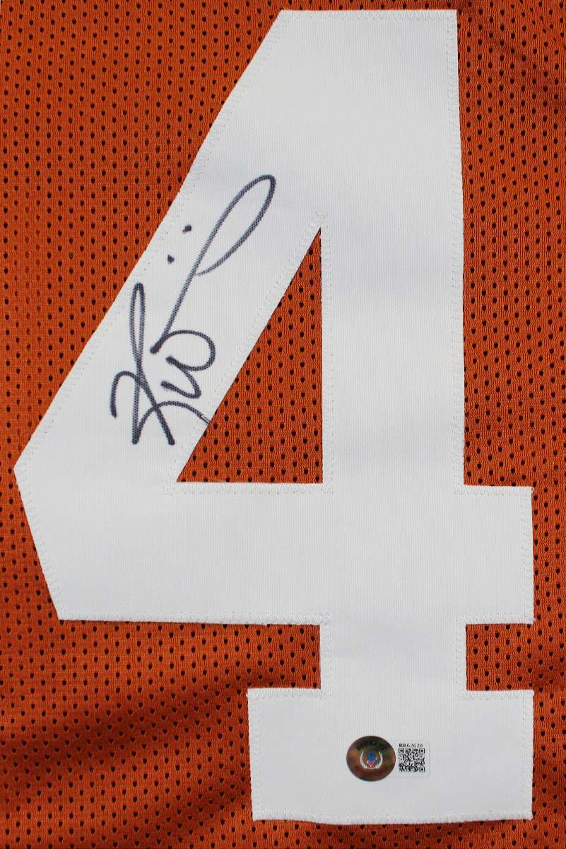 
Texas Ricky Williams Authentic Signed Burnt Orange Pro Style Jersey BAS