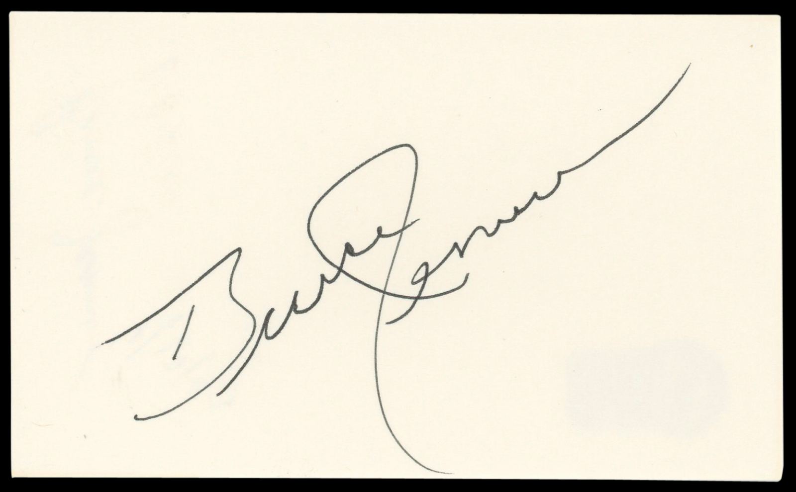 
Bruce Jenner Authentic Signed 3x5 Index Card Autographed BAS #BM58632